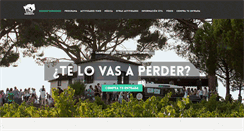 Desktop Screenshot of eventosarmiento.es
